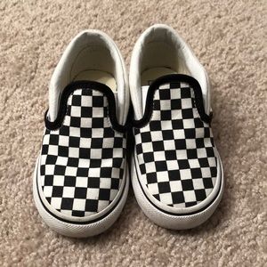Vans Toddler Size 7 Checkerboard Classic Slip-On